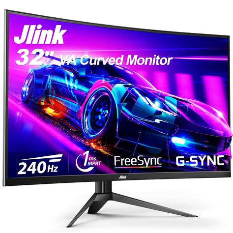 Jlink 32 Zoll Curved Gaming Monitor mit bis zu 240 Hz, 1080P Computer ...