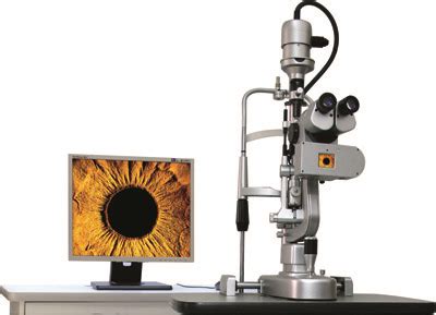 Image result for Slit Lamp Microscope View