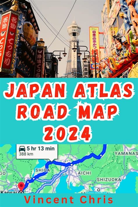 Japan Atlas Road Map 2024: Explore Japan city with an accurate road map ...
