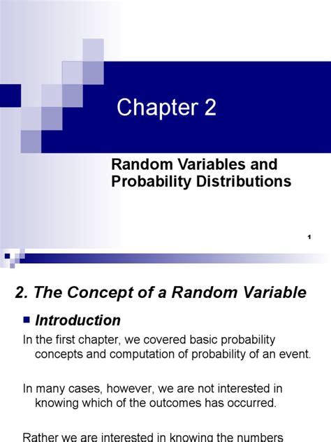 Random Variables and Probability Distribution 的图像结果