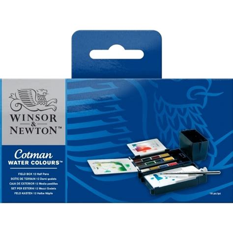 htconline.in| Winsor Newton Cotman Watercolours Field Box Set of 12 ...