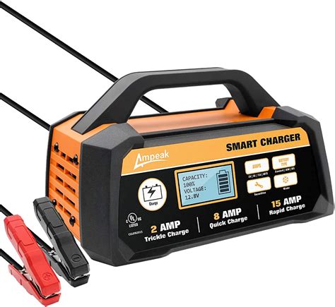 Ampeak Smart Battery Charger: Instructions - Accurate Goods