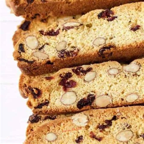 Almond Biscotti Recipe with Cranberries (Step-by-Step Instructions)