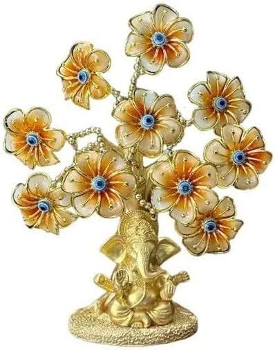 Buy ABOUT SPACE Lucky Feng Shui Citrine Tree of Life Bonsai - Gold ...