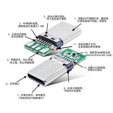 usb type-c接口详细定义,教你把type c数据线改成OTG数据线