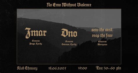NO EMO WITHOUT VIOLENCE: Zmar [Praga/Czechy] + Dno [Ostrawa/Czechy ...
