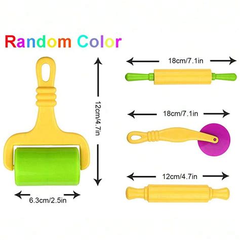 20pcs Children Playdough Tools Set, Assorted Shaped Playdoh Cutters ...