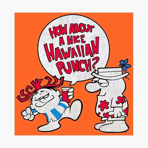 "Classic 60s Hawaiian Punch Mascots "Punchy" and "Oaf" with "How about ...