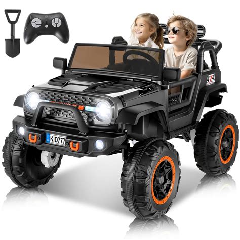 Amazon.com: Hikole 2 Seater Ride On Toys Car for Big Kids, 24V Electric Jeep w/20 Large Wide ...