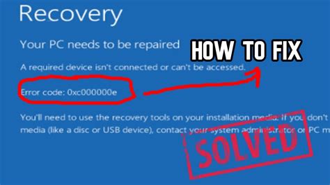 Image result for What Is Error Code 0Xc000000e