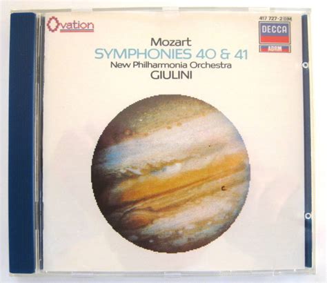 Yahoo!オークション - MOZART SYMPHONIES 40&41 モーツァルト 交響曲 ...