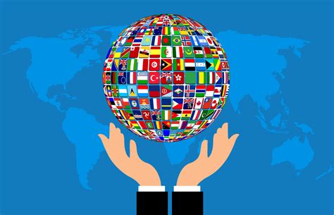 World Flag Map Globe