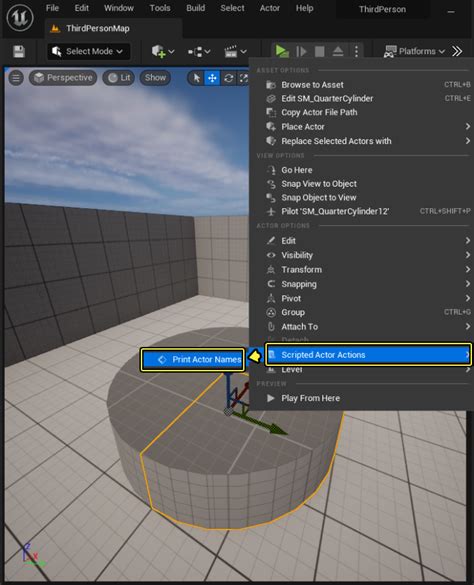 Image result for Unreal Engine Scripted Actions