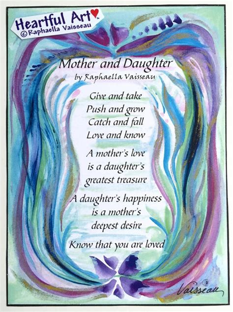 Best Mother Daughter Poem at Lillie Authement blog