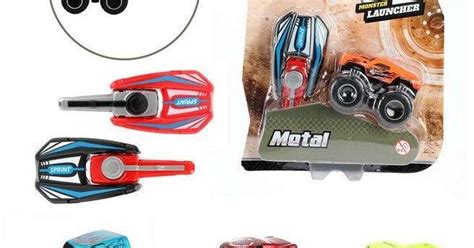 CARS&TRUCKS Mini Monster Truck Set 4 Different Models 15x20cm - Germany ...