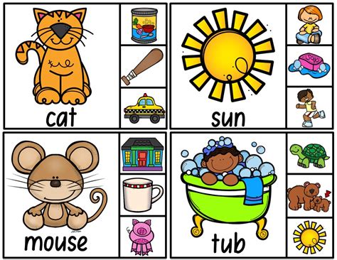 Clip Cards {Rhyming Words} | Made By Teachers