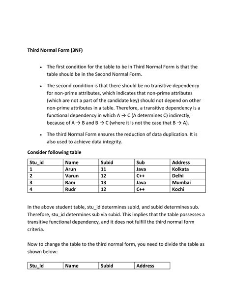 Third Normal Form 的图像结果
