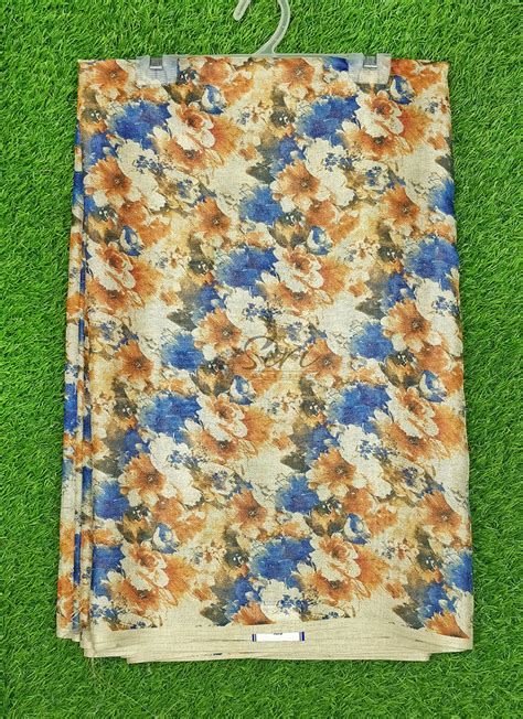 Beautiful Digital Print Jute Saree – Siri Collections