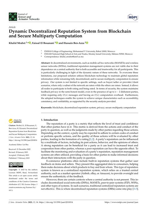 Dynamic Reputation System 的图像结果