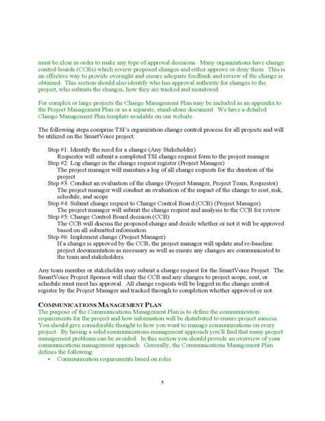 Image result for Project Management Plan Overview