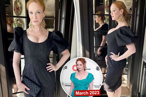 Christina Hendricks shows off weight loss, fans claim ‘she’s on Ozempic ...