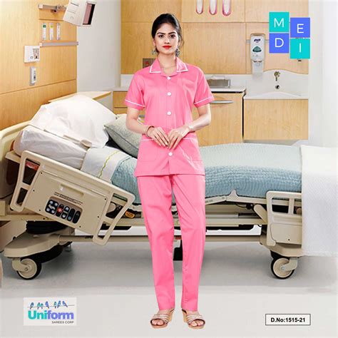 Clinic Uniforms For Women | Hospital Uniform, 1515 Pink And White ...