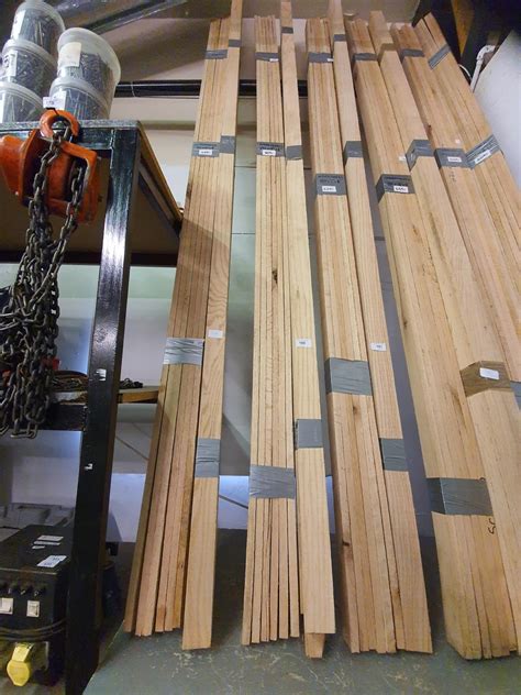 12 PIECES 8FT X 2" X 1/2" HARDWOOD