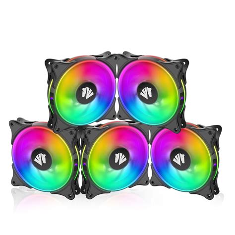 Buy Asiahorse FS-9002 800-1800 RPM 120mm ARGB PWM Case Fan(in and ...