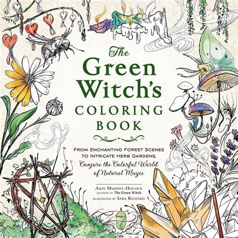 The Green Witch's Coloring Book: From Enchanting Forest Scenes to ...