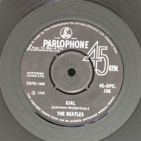 The Beatles - Girl / Nowhere Man (45-RPM) – MusicCircle