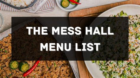 The Mess Hall Menu Prices Philippines 2026 [Updated] — All About Philippines Menu