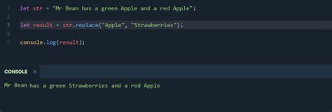 Image result for Replace Part of String in JavaScript