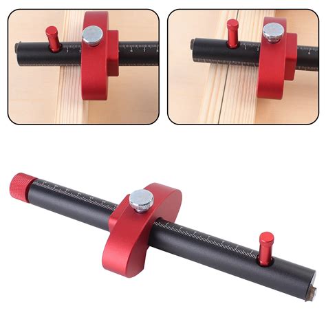 Wheel Marking Gauge Aluminum Alloy Scribe Tool Parallel Line Drawing ...