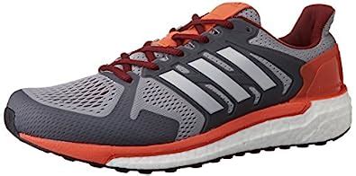 Buy adidas Men's Supernova St M Midgre, Silvmt and Energy Running Shoes ...