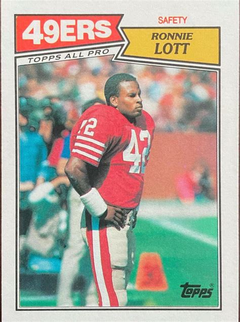 Ronnie Lott #123 Prices | 1987 Topps | Football Cards