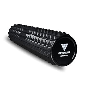 OPTIMUST 45 CM Deep Tissue Foam Roller for Exercise & Back Pain Relief ...