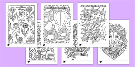 Mindfulness Colouring Resource Pack (teacher made) - Twinkl