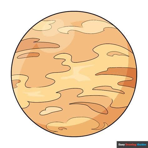 How to Draw Venus - Really Easy Drawing Tutorial