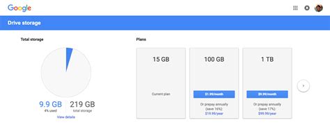 Google Drive Storage Subscription 的图像结果
