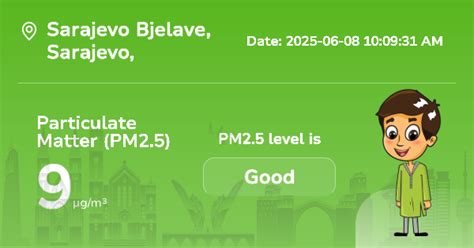 Sarajevo Bjelave Particulate Matter (PM2.5) Level: Real-Time Air ...