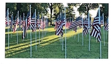Goshen Lions Club Flags for Heroes, Goshen Twp. Fire Dept. Station 18 ...