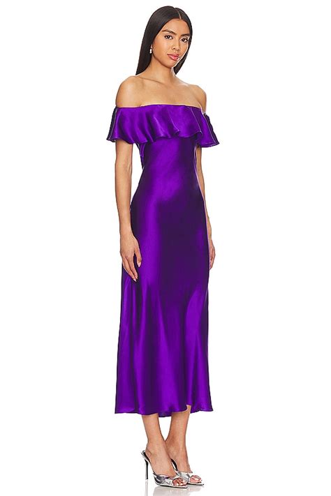 DANNIJO Off The Shoulder Dress in Violet | REVOLVE