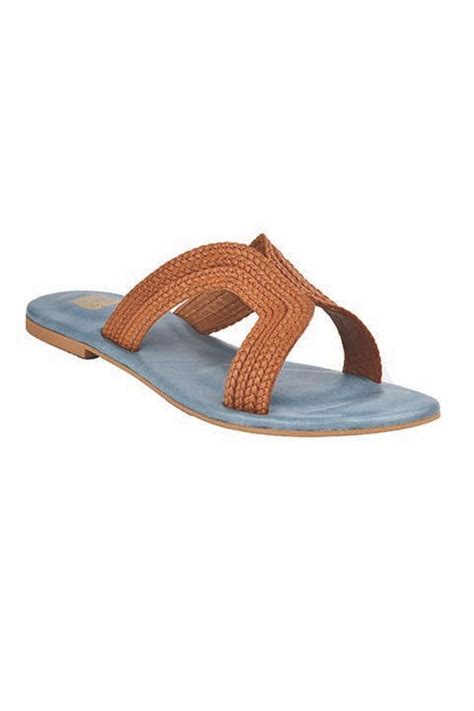 Get C-Strap Braided Flats at ₹ 3000 | LBB Shop