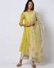Buy Lime Green Kurta Suit Sets for Women by AVAASA SET Online | Ajio.com