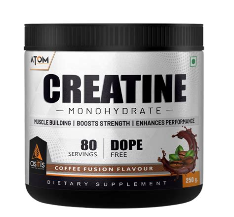 Asitis Nutrition Creatine Monohydrate Powder 250G-80 Servings | Dope ...