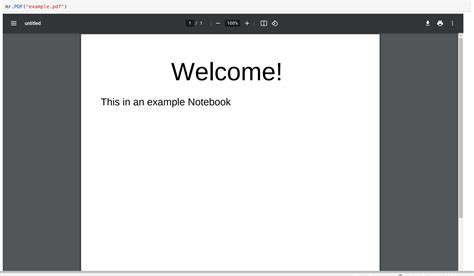 Jupyter Notebook Create PDF 的图像结果
