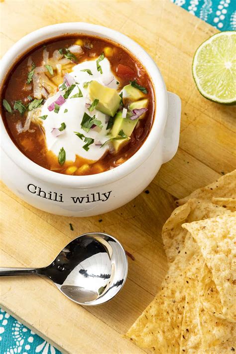 5 Ingredient Taco Soup - Foodie With Family