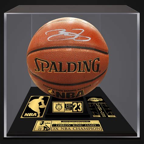 Lebron James // Signed Basketball // Custom Museum Display (Signed ...