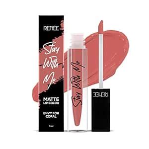 Buy RENEE Stay With Me Matte Lip Color, Long Lasting, Non Transfer ...