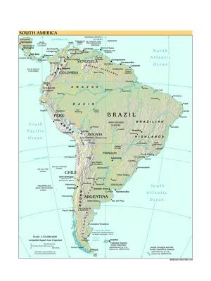 South America Political Map PDF – InstaPDF